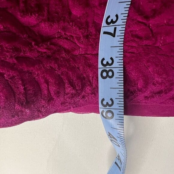 Etcetera 3D Raw Textured Floral Silk Sheath Dress Fuchsia Formal Chic Sz 4 - Picture 10 of 13